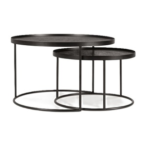 Table basse d'appoint au design unique, best-seller, pour la décoration de la maison, table d'appoint en métal, taille, forme et couleur personnalisées - Product Image 2