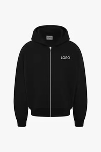 Tracksuit Casual Wear Hooded Collar Winter Cheap Price Customizable Wholesale Solid Heavyweight Breathable Men's Drawstring - Product Image 5
