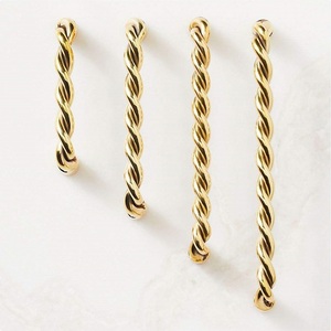 Designer Brass Cabinet <b>Pulls</b> Bar Shape Traditional Design Durable Kitchen Furniture Hardware for Wardrobe Kitchen Customizable - Product Image 2