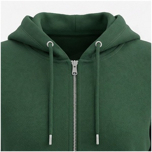 Women 100% Cotton Hooded Tracksuit Set Solid Green Full <b>Zip</b> <b>Sweatshirt</b> Jogger Pants Casual Autumn Wear - Product Image 4