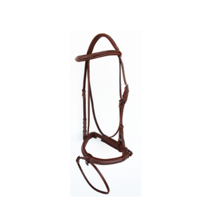 Brida para Caballo Ajustable Negra, Halter para Montar a Caballo, Cuero Duradero y Transpirable, Equipo Ecuestre - Product Image 3