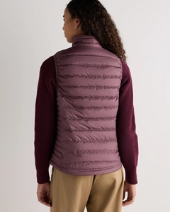 Women's Quilted Puffer Vest Stand Collar Zipper <b>Waistcoat</b> Lightweight Warm Outerwear for Winter Women Padded Bubble Vest - Product Image 5