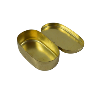 Church Pyx for Hosts Royal Designer Metal Shiny Brass Kumkum <b>Box</b> Dry Fruits Container Candy <b>Storage</b> <b>Bins</b> <b>Storage</b> Containers - Product Image 4