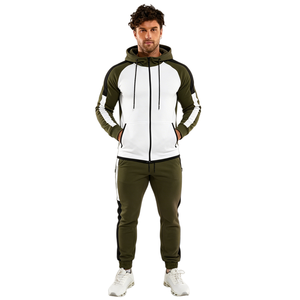 Premium Mens Fashion Tracksuit Custom Sportswear <b>Jogging</b> <b>Suit</b> High Quality Wholesale OEM Manufacturer Factory Supplier - Product Image 2