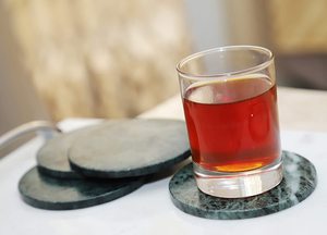 Premium Luxury Rajasthani <b>Marble</b> Tea <b>Coffee</b> Cocktail Coaster <b>Set</b> 6 Customized Diameter Thickness Stone Era for <b>Table</b> Decoration - Product Image 2