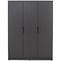 Armario de Dormitorio Moderno de Diseño KD, Duradero, Independiente, Colgante, de 3 Puertas, Gran Capacidad, Minimalista, de Madera, para Apartamentos Pequeños