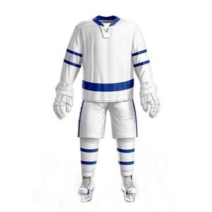 Uniforme de Hockey sobre Hielo Sublimado con Logotipo de Equipo Personalizado, Jersey y Pantalones Cortos de Hockey sobre Hielo para Hombre al por Mayor, Uniformes de Hockey sobre Hielo - Product Image 5