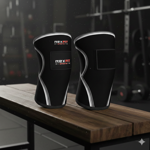 Manchons de coude Rexfit Sport 5 mm, manchons de coude robustes de 5 mm pour soulever des poids morts, faire des développés couchés et soutenir les entraînements de force - Product Image 2