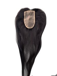 Topper de cheveux humains 2x5 en dentelle pour femmes - Cheveux indiens Remy naturels, ondulations Water Wave et Deep Wave Taz Hair BD - Product Image 5