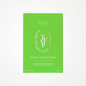 Mascarilla facial Tapomi Tea Tree Tam Sheet Mask, 1 caja (10 mascarillas), mascarilla facial ciclística - Product Image 6