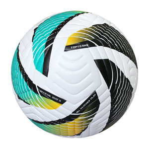 White Football with Solid Color Logo Style High Air Retention Eco-Friendly for Indoor Outdoor Use - Product Image 2
