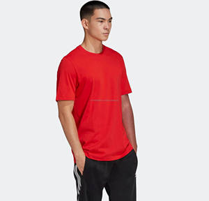 เสื้อยืดคอตตอน 100% ขายส่ง ผ้าเนื้อดี ระบายอากาศได้ดี ลายพิมพ์ คอโอ ทรงเจอร์ซีย์ ผ้าแคนวาส พร้อมโลโก้ด้านหน้าแบบเปล่าสำหรับออกแบบเอง - Product Image 3