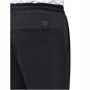 Pantalon de survêtement décontracté en toile noire légère taille haute pour hommes – Vente en gros - Product Image 5