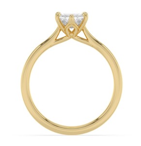 Bague de fiançailles en or rose 10 carats avec halo est-ouest et diamants de laboratoire taille marquise 2,00 CTW - Product Image 6