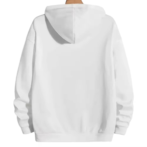 เสื้อฮู้ดผู้ชายสุดหรูสำหรับฤดูใบไม้ร่วง ผ้าฝ้ายเทอร์รี่ฟลีซ 100% แบบสวมหัว สั่งทำได้ เป็นมิตรกับสิ่งแวดล้อม แห้งเร็ว ระบายอากาศได้ดี - Product Image 2