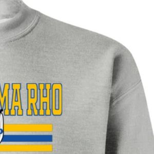Sudadera Gris con Gráficos de Sigma Gamma Rho para Mujer, Sudadera de Forro Polar con Estampado de la Hermandad Griega, Personalizada, Informal, para Universidad - Product Image 3