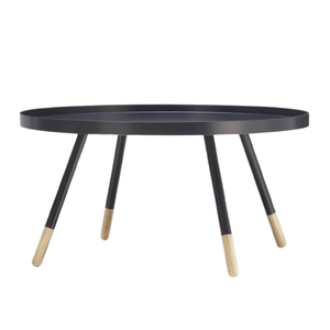 Modern <b>Round</b> Teak Wooden Coffee <b>Table</b> Customizable Design and Color for Living Room Home or Apartment-Wholesale Price - Product Image 5