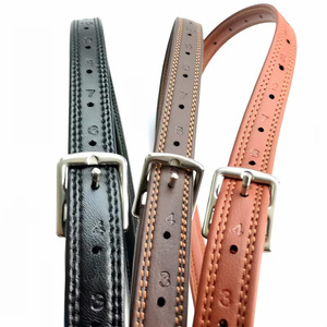 <b>Comfort</b> Equestrian English Saddle Girth Horse Riding Equipment With Stitching Available in Red and White Nylon Models - Product Image 1