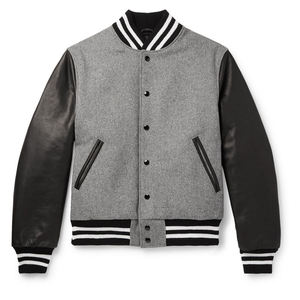 Veste de baseball universitaire moderne style varsity, broderie personnalisée, OEM, vêtements de sport urbains, veste toutes saisons pour hommes - Product Image 1