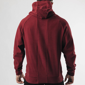 Sudadera con Capucha para Hombre, Corte Regular, Color Sólido, Manga Raglán, Forro Polar, Informal, para Invierno, Poliéster/Algodón, con Bolsillo - Product Image 2