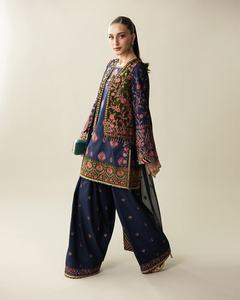 Salwar Kameez Kashmiri Karhai 636 para Mujer, Material Viscosa, Antiarrugas, Absorbe la Humedad, para Fiestas y Bodas - Product Image 2