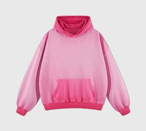 เสื้อฮู้ดดี้ผู้ชายทรงโอเวอร์ไซส์ ล้างสีแบบวินเทจ ผ้าฝ้ายฟลีซเนื้อนุ่ม สวมใส่สบาย สไตล์สตรีทแวร์ - Product Image 4