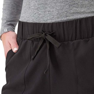 <b>Women's</b> High Waist Cargo Pants Drawstring Elastic Waist Loose Fit <b>Cuffed</b> Ankle Length Casual Sporty <b>Trousers</b> - Product Image 4