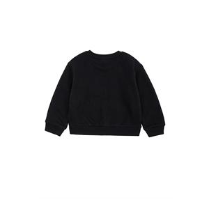 Ensemble décontracté 2 pièces pour tout-petits garçons et filles, sweat-shirt à imprimé squelette en polyester et pantalon de jogging avec logo frontal pour Halloween - Product Image 4