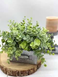 Pot de fleurs vintage en métal avec poignées, idéal pour l'affichage de plantes vertes artificielles sur table et étagère, vente en gros depuis l'Inde - Product Image 3