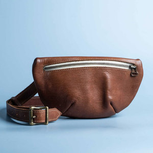 Bolsos de Cintura de Cuero, Nuevos, de Alta Calidad, Casuales, a Precio Accesible, Bolsos de Cintura de Cuero Genuino, Bolsos de Cintura de Cuero Teñido Liso - Product Image 1