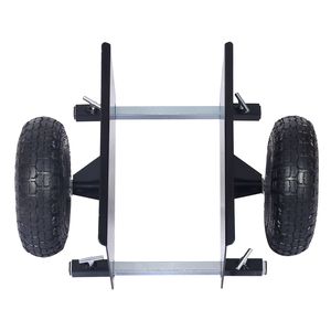 600lb Panel <b>Dolly</b> <b>with</b> 10in. Pneumatic <b>Wheels</b> for Moving Heavy Panels - Product Image 4