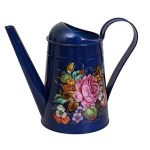 Arrosoir en métal émaillé peint à la main, tendance, pour plantes d'intérieur et d'extérieur, pulvérisateur d'eau pour plantes de jardin - Product Image 1