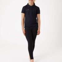 Camiseta de Equitación Elástica en 4 Direcciones de Alta Calidad, Camiseta Deportiva, Camiseta de Competición, Polo en Tejido Técnico Suave al Tacto