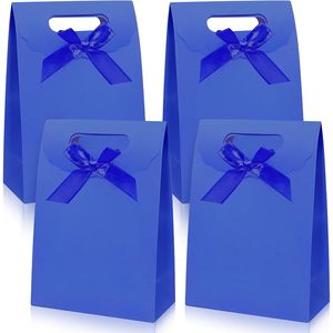 Set di 4 Sacchetti Regalo di Media Dimensione 7 X 4 X 10 Pollici con Manici per Feste, Compleanni, Matrimoni e Altre Occasioni - Product Image 1