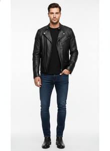 Custom Design Breathable Men Winter Jacket <b>High</b> Quality <b>Top</b> Selling Men <b>Leather</b> Jacket For Online Sale - Product Image 6