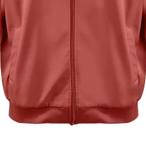 Blouson bomber décontracté pour homme en toile enduite, coupe ajustée, style streetwear hiver, avec col montant et logo frontal, pour un look hip-hop - Product Image 6