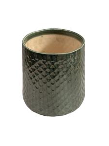 Maceta de Cerámica Ecológica Hecha a Mano con Acabado Texturizado Minimalista Moderno, con Orificio de Drenaje para Jardín Interior Grande - Product Image 2