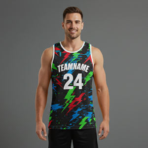 Maillot de basketball personnalisé respirant, antibactérien, à séchage rapide, sublimé, grande taille, OEM/ODM, vente en gros, design sur mesure - Product Image 3