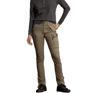 กางเกงคาร์โก้ผู้หญิงทรงสกินนี่ ผ้าคอตตอนทวิลยืดได้ ทรงเข้ารูป หรูหรา ทันสมัย ออกแบบโดยดีไซเนอร์ ผลิตโดยผู้ผลิต OEM - Product Image 6