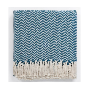 Premium Custom Nordic Geometric Pattern Cotton Linen <b>Throw</b> Blanket Rectangular Breathable Woven Home Decor All-Season Use - Product Image 5