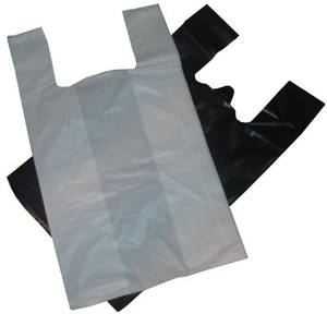 Plain Black and White T-shirt <b>Plastic</b> <b>Bags</b> Made in Vietnam <b>clear</b> High-quality Poly <b>Bags</b> with Handles - Product Image 1
