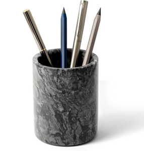 Marble Pen Holder Office Supplies Popular <b>Grey</b> <b>Desk</b> Accessories Organizer High Quality Marble Pencil Pen Holder - Product Image 1