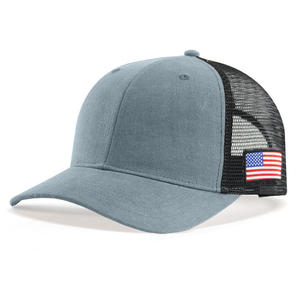Custom Mesh Distressed Blank Trucker <b>Hat</b> Embroidery Logo 6 Panel Sport Cap Style Fitted Mens Plain Trucker Cap - Product Image 5
