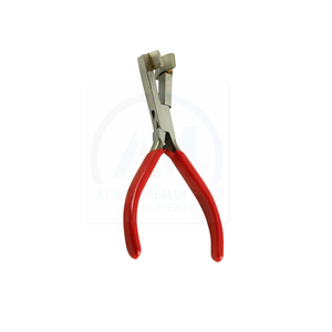 AL MIDA HEALTH CARE INSTRUMENTS Pinces chirurgicales en acier inoxydable à poignée rouge, instrument ophtalmique manuel certifié CE Classe II - Product Image 1