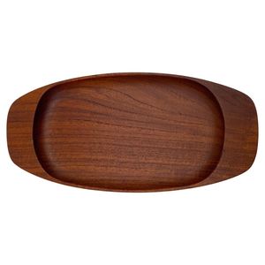 Assiettes de service en bois massif peintes à la main, écologiques, réutilisables, durables et esthétiques, vaisselle de table - Product Image 3