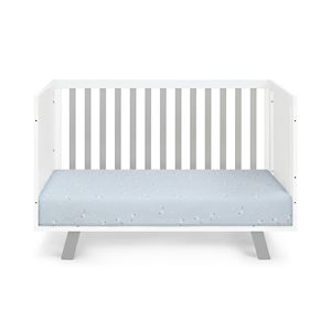Lit d'île convertible 3-en-1 Livia blanc/gris pour enfants - Product Image 5