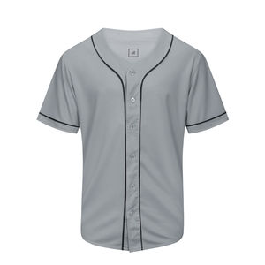 Maillot de baseball élégant pour homme avec couleur et design personnalisés, uniforme sportif - Product Image 1