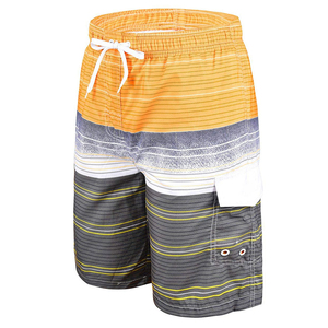 Short de bain pour homme, respirant, en spandex et polyester, taille adulte, motif uni, prix de gros, doublure intérieure en mesh - Product Image 3