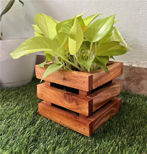 Maceta de Madera Creativa de Última Generación, Regalos Personalizados Grabados, Más Vendida, Decoración de Interiores, Última Novedad en Macetas de Madera - Product Image 6