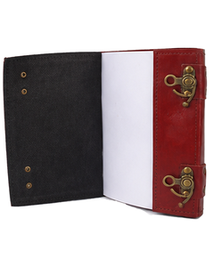 Antique Style Compass Diary – Leather Bound <b>Journal</b> with Vintage Brass Locks wholesale notebook - Product Image 6